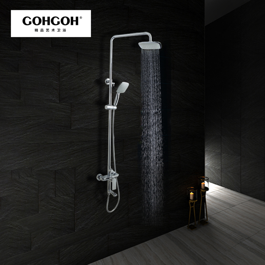 GOHGOH 全銅明裝 掛墻式 增壓淋雨花灑08271 GOHGOH 全銅明裝 掛墻式 增壓淋雨花灑08271